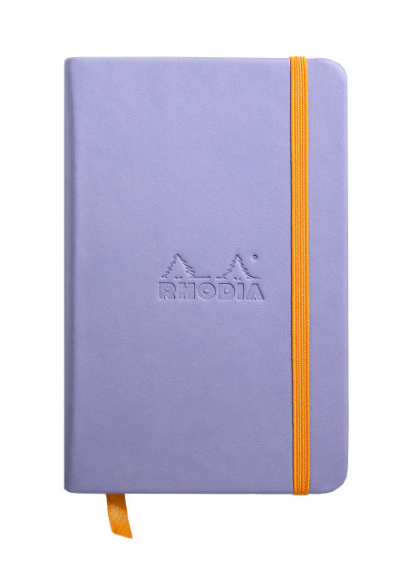 Rhodia Hardcover Notebook - Small - Iris - Plain